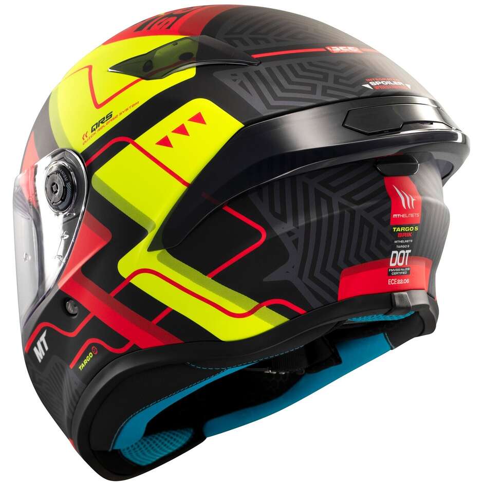 Casco Moto Integrale Mt Helmets TARGO S BRIK C3 Opaco