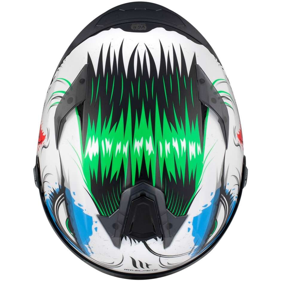 Casco Moto Integrale Mt Helmets TARGO S JOKE A5 Lucido