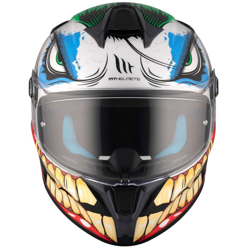 Casco Moto Integrale Mt Helmets TARGO S JOKE A5 Lucido