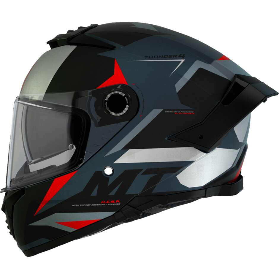 Casco Moto Integrale Mt Helmets THUNDER 4 SV EXEO B5 Rosso Opaco
