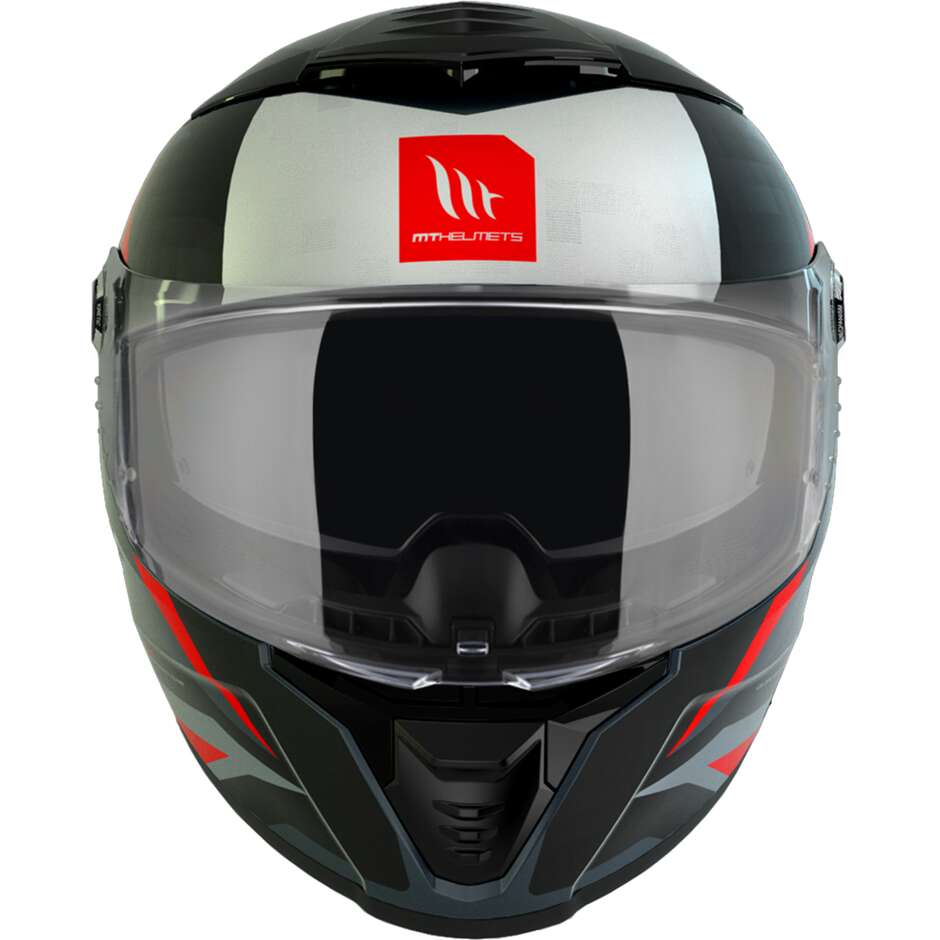 Casco Moto Integrale Mt Helmets THUNDER 4 SV EXEO B5 Rosso Opaco
