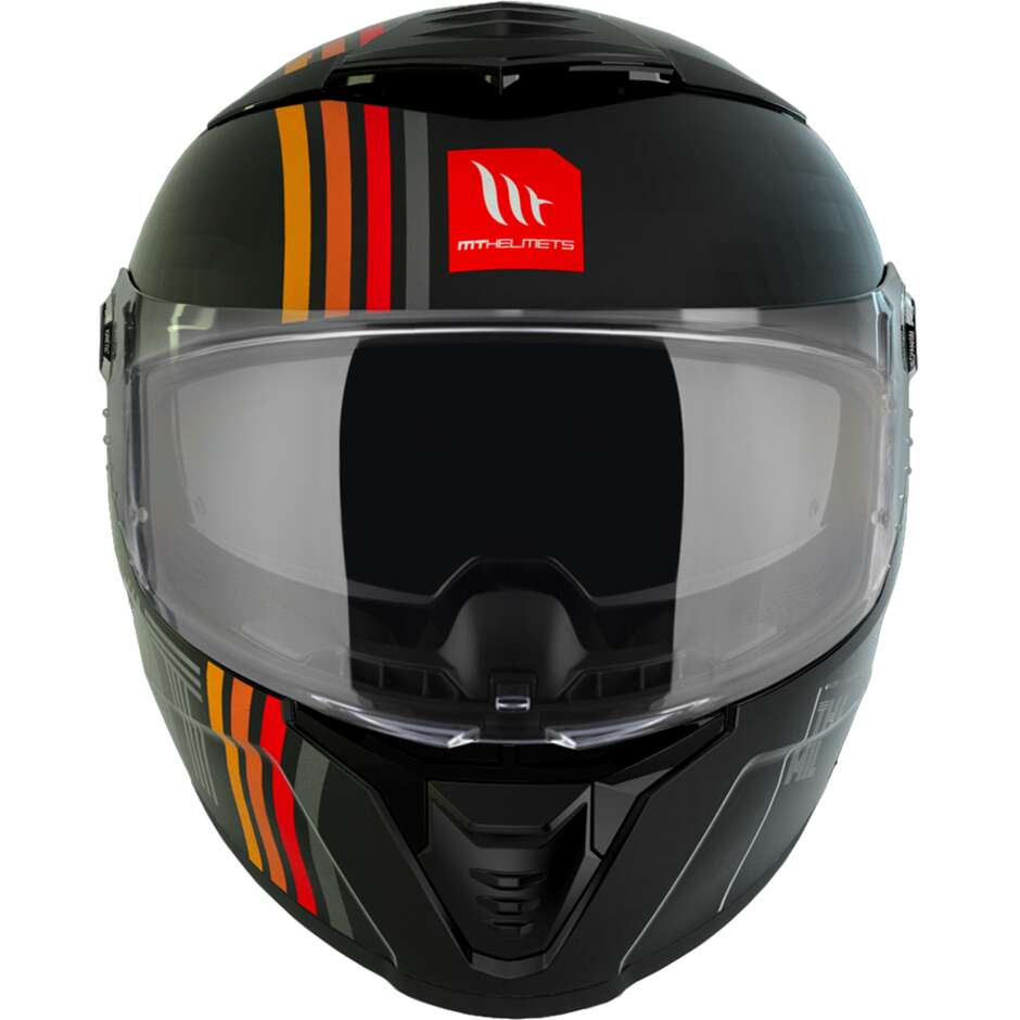 Casco Moto Integrale Mt Helmets THUNDER 4 SV MIL A11 Nero Opaco
