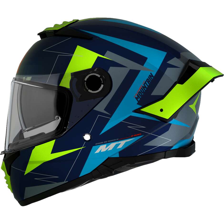 Casco Moto Integrale Mt Helmets THUNDER 4 SV MOUNTAIN C7 Blu Opaco