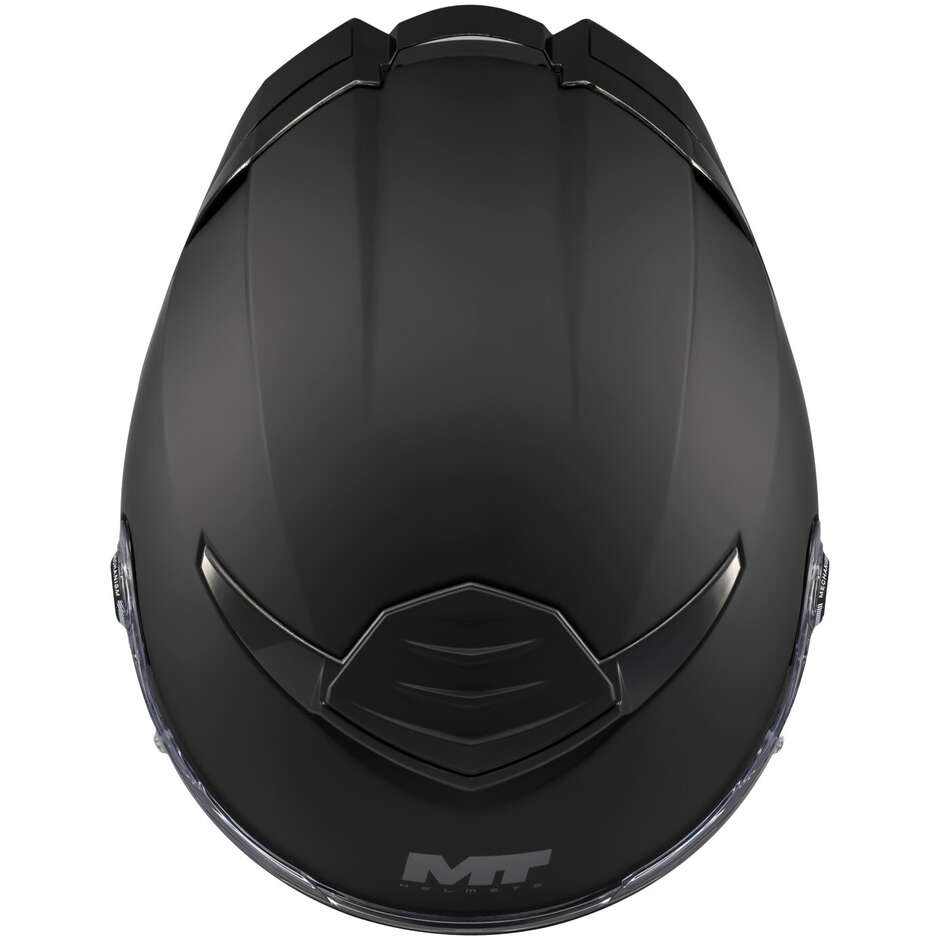Casco Moto Integrale Mt Helmets THUNDER 4 SV PURE A1 Nero Opaco