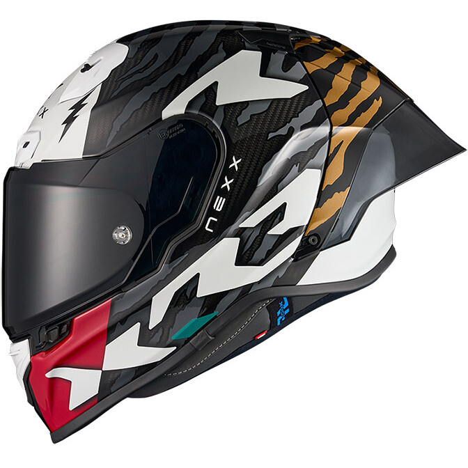Casco Moto Integrale X.R3R ZIGER Grigio Oro taglia XS