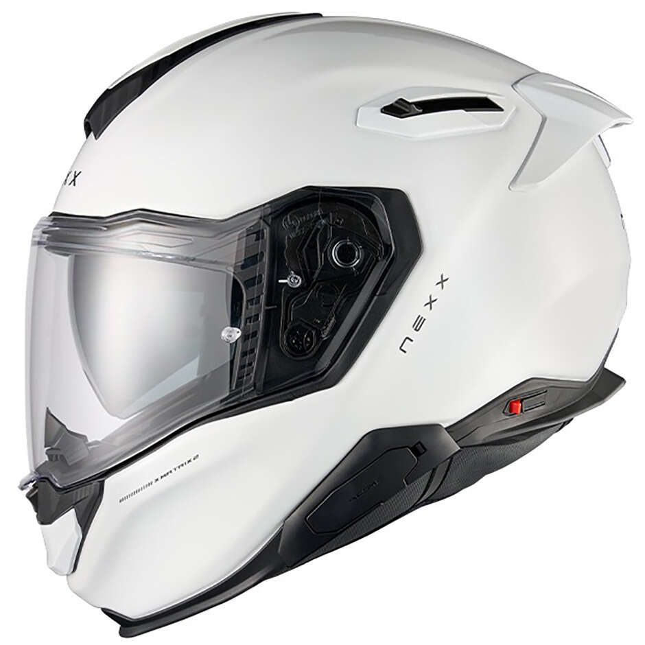 Casco Moto integrale X.TR PLAIN Bianco taglia XL