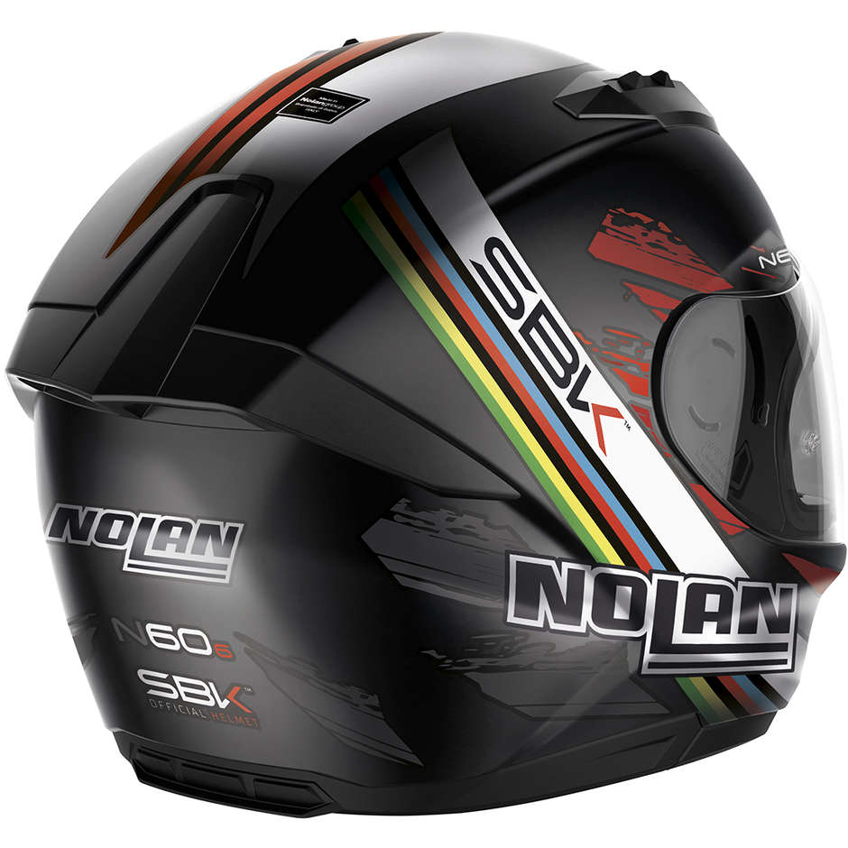 Casco Moto Integrale Nolan N60-6 SBK 056 Nero Opaco