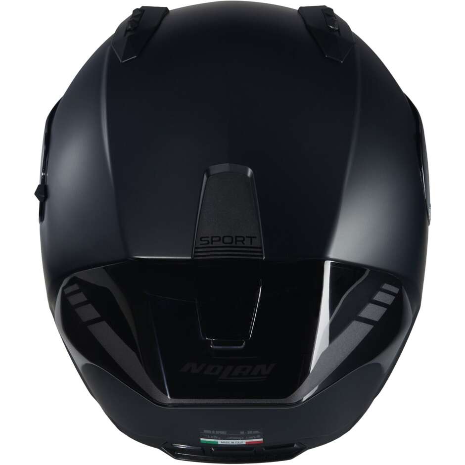 Casco Moto Integrale Nolan N60-6 SPORT ARGENTO 333 Nero Argento Opaco