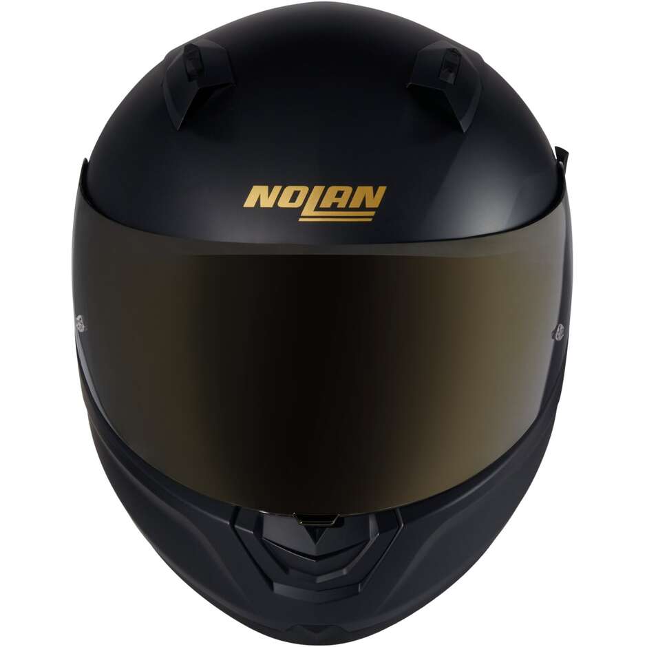 Casco Moto Integrale Nolan N60-6 SPORT AUREO 331 Nero Oro Opaco