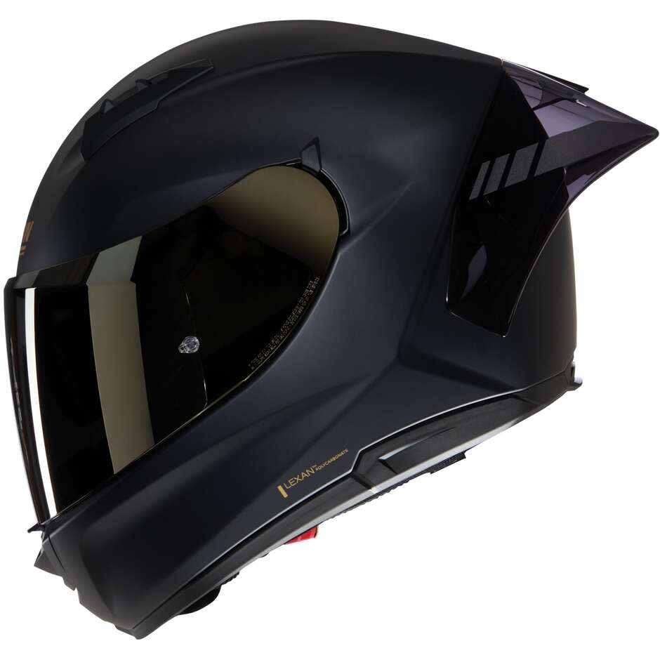 Casco Moto Integrale Nolan N60-6 SPORT AUREO 331 Nero Oro Opaco