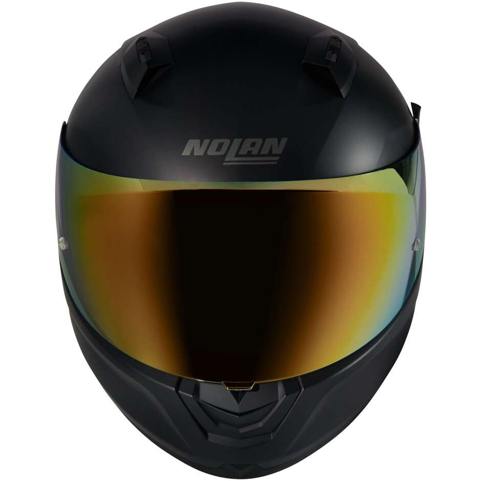 Casco Moto Integrale Nolan N60-6 SPORT IRIDO 334 Nero Opaco