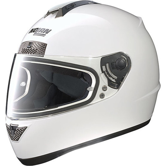 Casco moto Integrale Nolan N63 Classic Metal White