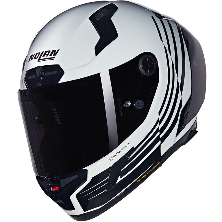 Casco Moto Integrale X-804 RS ALA 344 Bianco Nero taglia XS