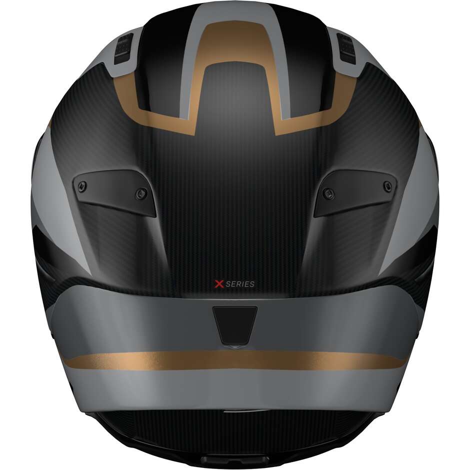 Casco Moto Integrale Nolan X-804 RS UC LESMO 361 Carbonio Nero Grigio oro Lucido