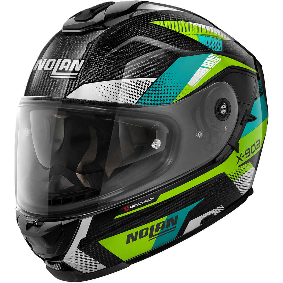 Casco Moto Integrale  Nolan X-903 U.C. HIGHSPEED 079 Verde Antracite