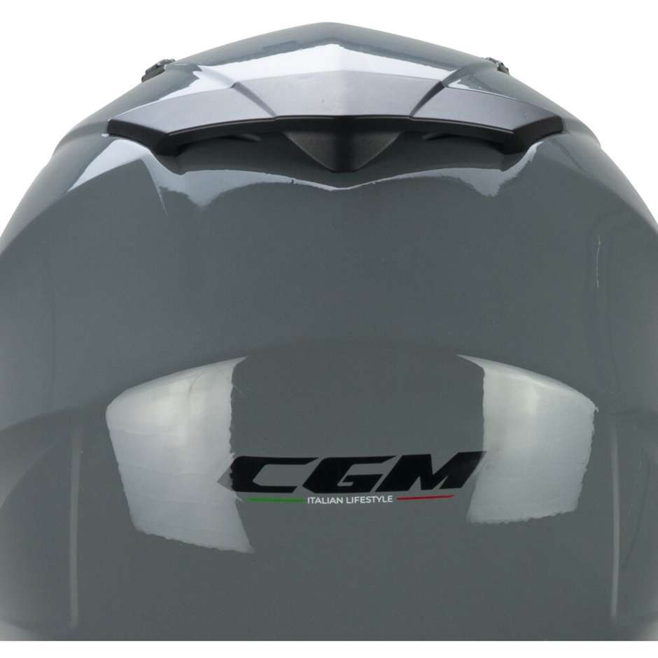 Casco Moto Integrale Off Road CGM 666a TWIN MONO Grigio