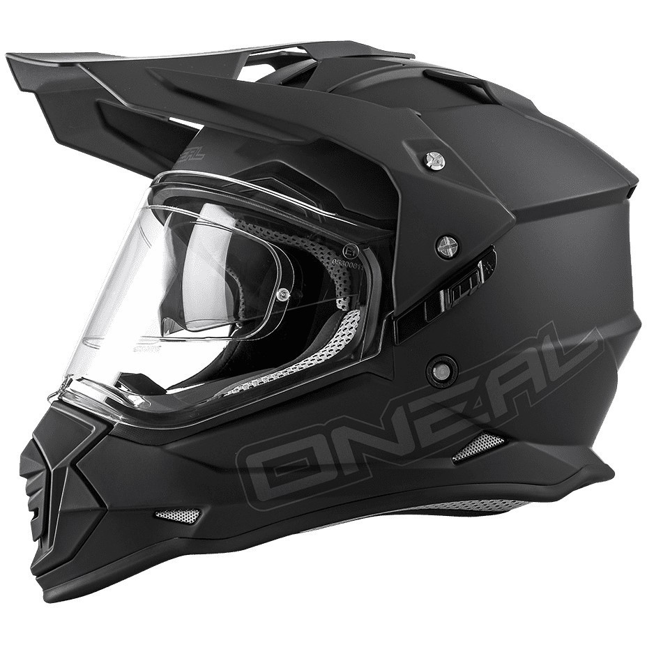 Casco Moto Integrale Oneal SIERRA Helmet FLAT V.23 Nero Opaco