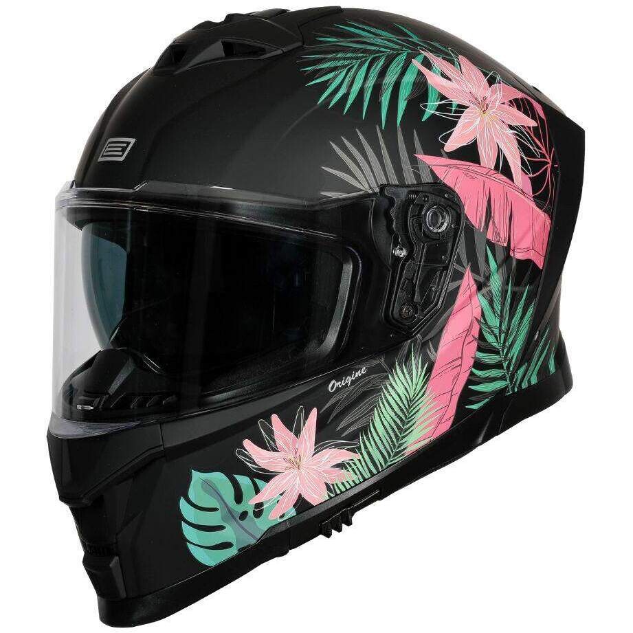 Casco Moto Integrale Origine ETNA TROPICAL PINK BLACK Rosa Nero