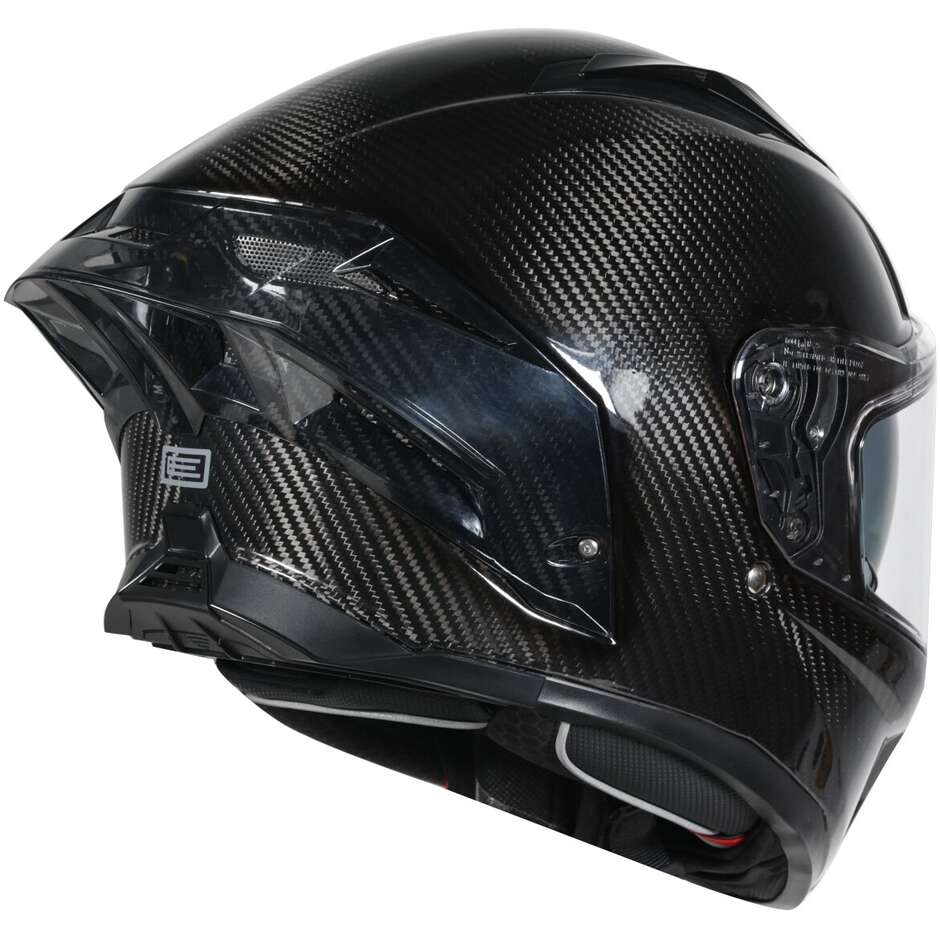 Casco Moto Integrale Origine GAMMA Solid Carbon Lucido