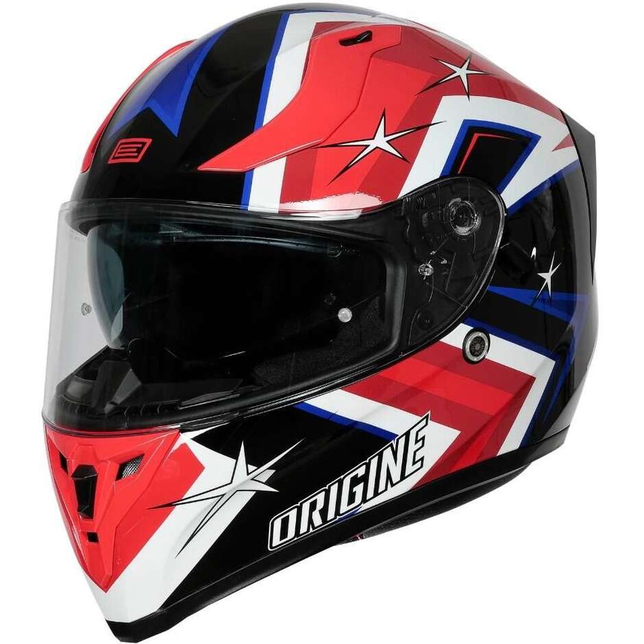 Casco Moto Integrale Origine STRADA SPEEDY Rosso Nero