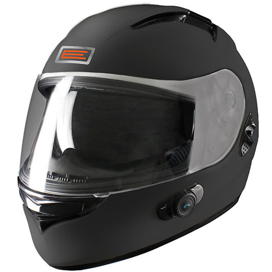 Casco Moto Integrale Origine Vento 2.0 Doppia Visiera Con Bluetooth Integrato Nero opaco