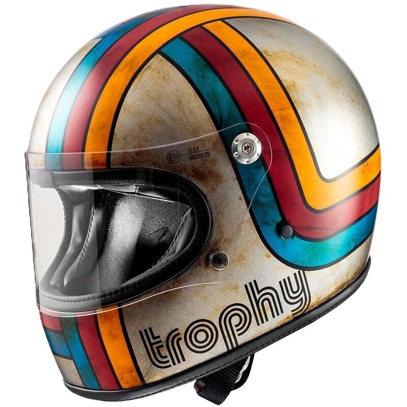 Casco Moto Integrale TROPHY PLATINUM ED. EX 77 BM Si taglia XL