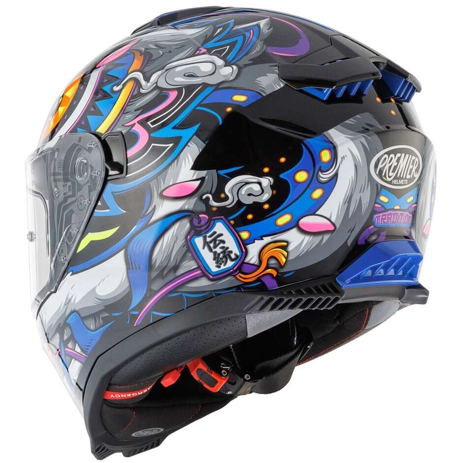 Casco Moto Integrale Premier  TYPHOON LY18