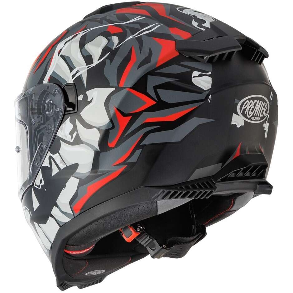 Casco Moto Integrale Premier  TYPHOON MO92BM