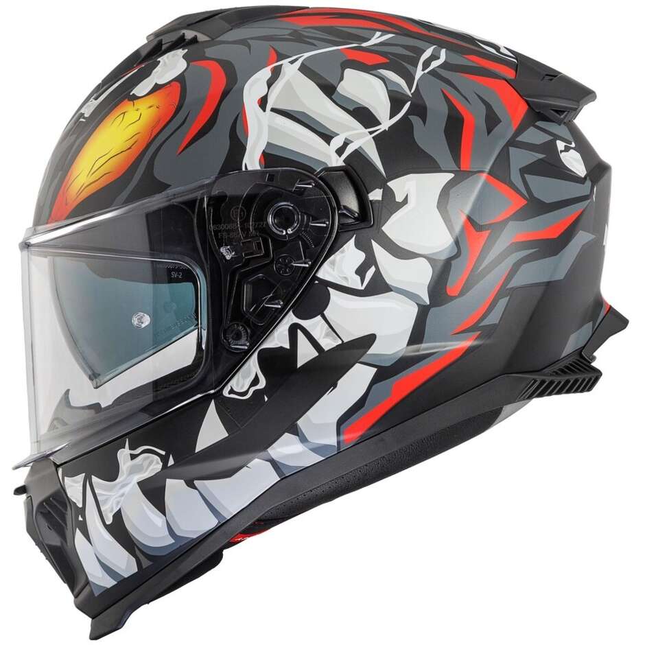 Casco Moto Integrale Premier  TYPHOON MO92BM