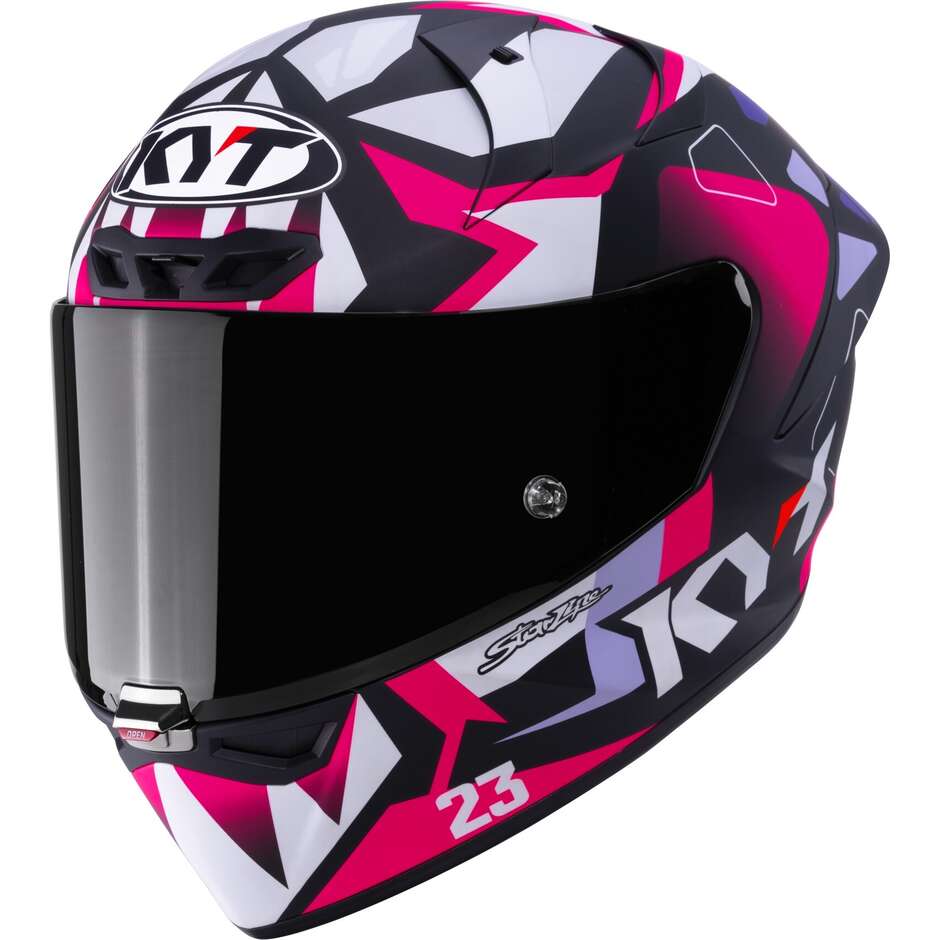 Casco Moto Integrale Racing Kyt KX-1 RACE GP BASTIANINI REPLICA 2026 Opaco - FIM
