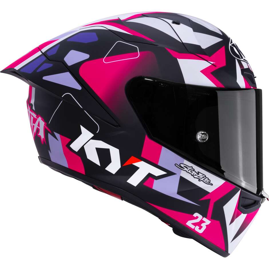 Casco Moto Integrale Racing Kyt KX-1 RACE GP BASTIANINI REPLICA 2026 Opaco - FIM