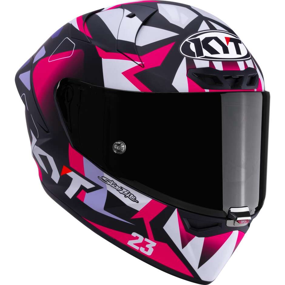Casco Moto Integrale Racing Kyt KX-1 RACE GP BASTIANINI REPLICA 2026 Opaco - FIM