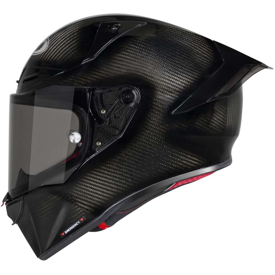 Casco Moto Integrale Racing Kyt R1R CARBON Lucido
