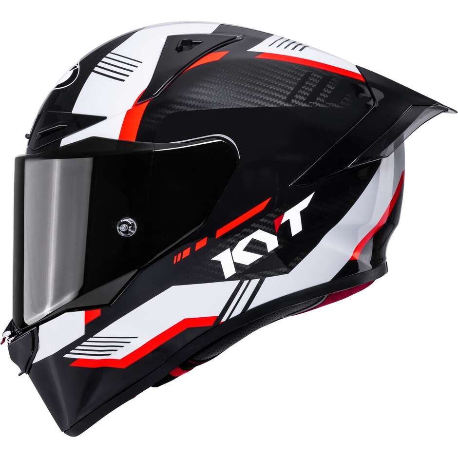 Casco Moto Integrale Racing Kyt R1R CARBON ZONE Rosso