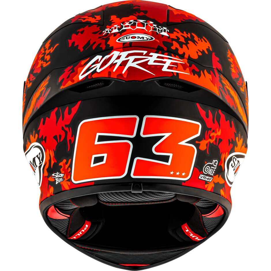 Casco Moto Integrale Racing Suomy  S1-XR GP BAGNAIA REPL.2025 Opaco