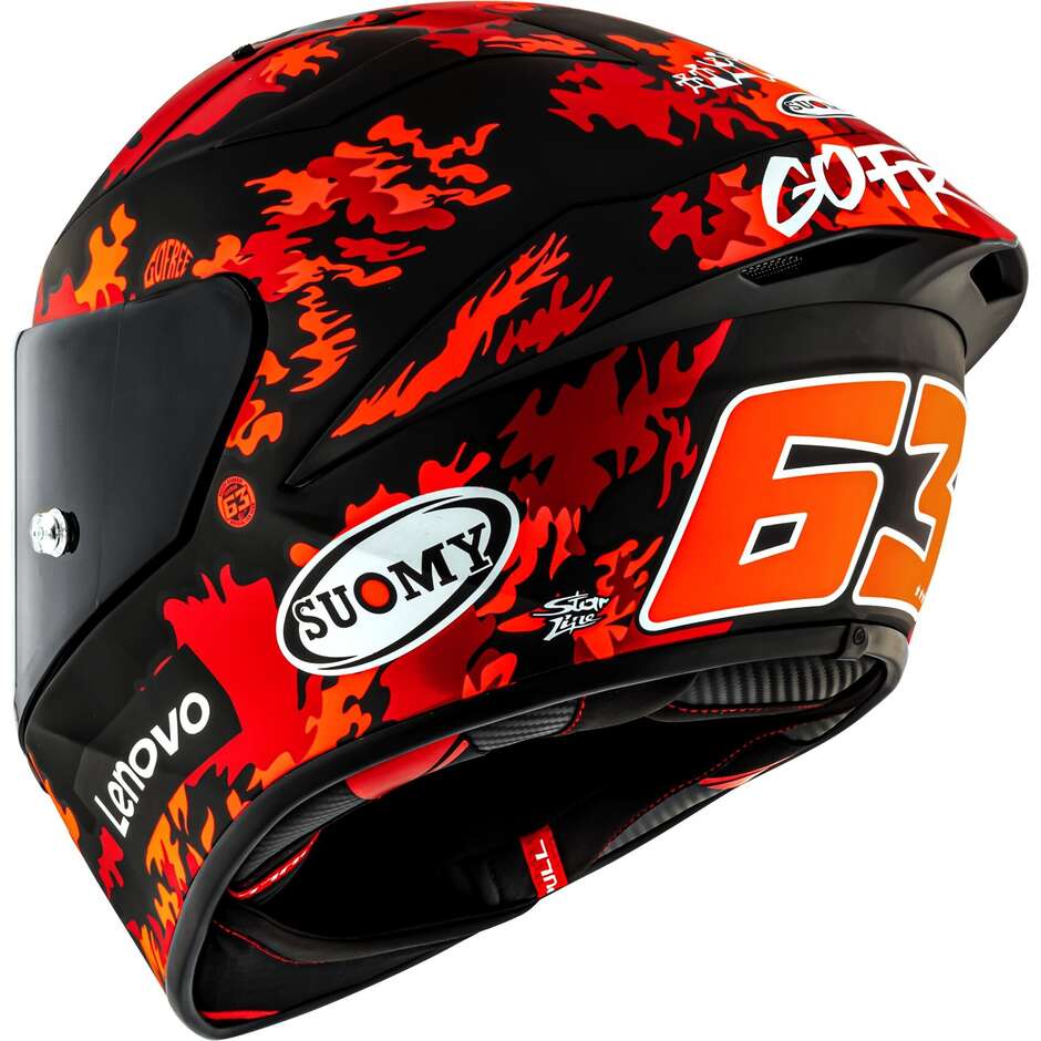 Casco Moto Integrale Racing Suomy  S1-XR GP BAGNAIA REPL.2025 Opaco