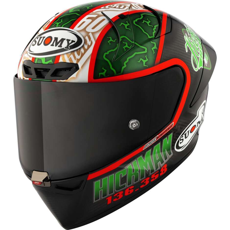 Casco Moto Integrale Racing S1-XR GP CARBON HICKMAN RE taglia L