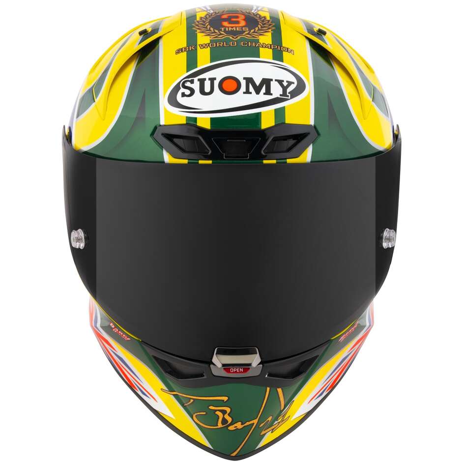 Casco Moto Integrale Racing Suomy S1-XR GP TROYBAYLISS REPLICA 2005 E06 FIM