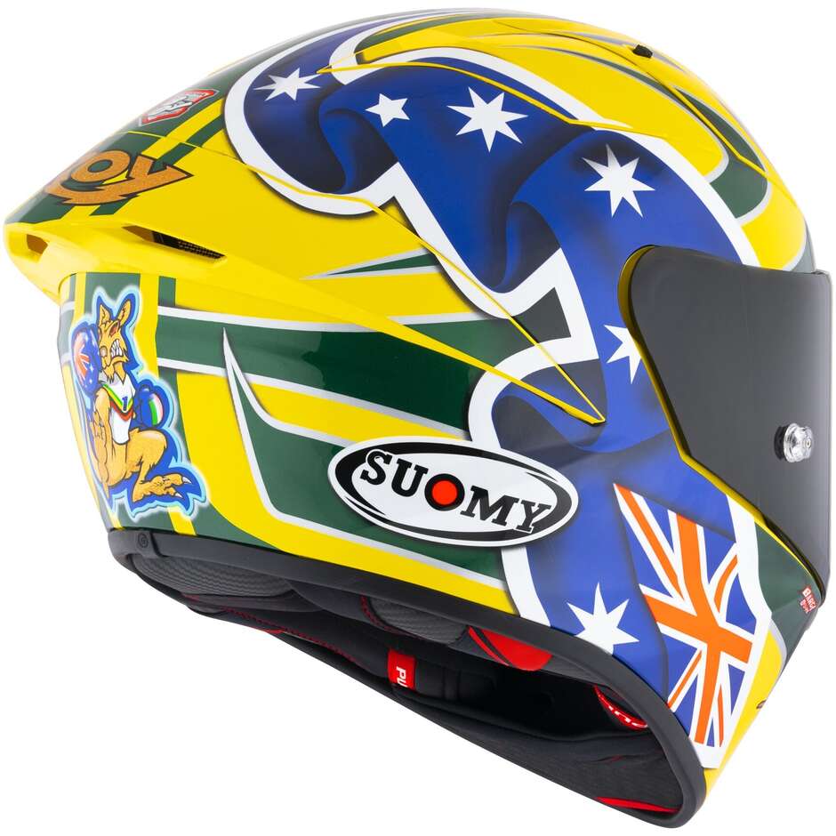 Casco Moto Integrale Racing Suomy S1-XR GP TROYBAYLISS REPLICA 2005 E06 FIM