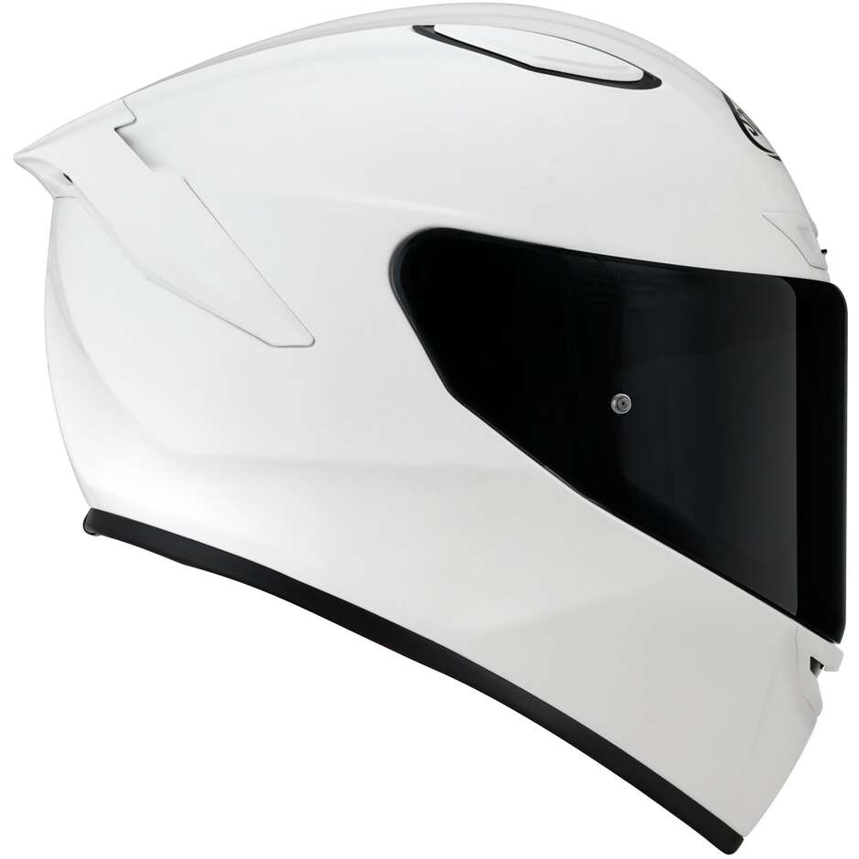 Casco Moto Integrale Racing Suomy TRACK-1 PLAIN Bianco