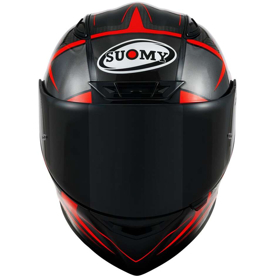 Casco Moto Integrale Racing Suomy TX-PRO ADVANCE Rosso Fluo