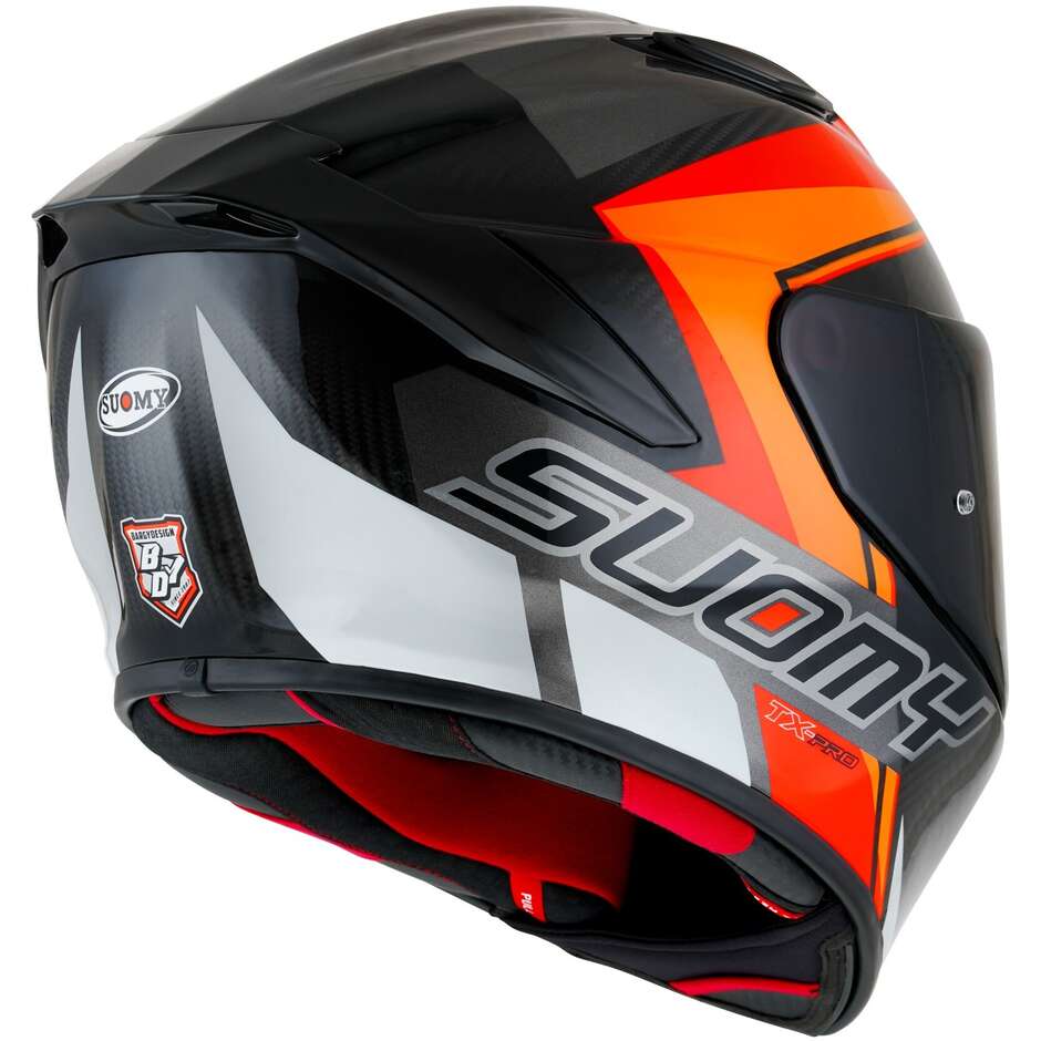 Casco Moto Integrale Racing Suomy TX-PRO GLAM Arancio