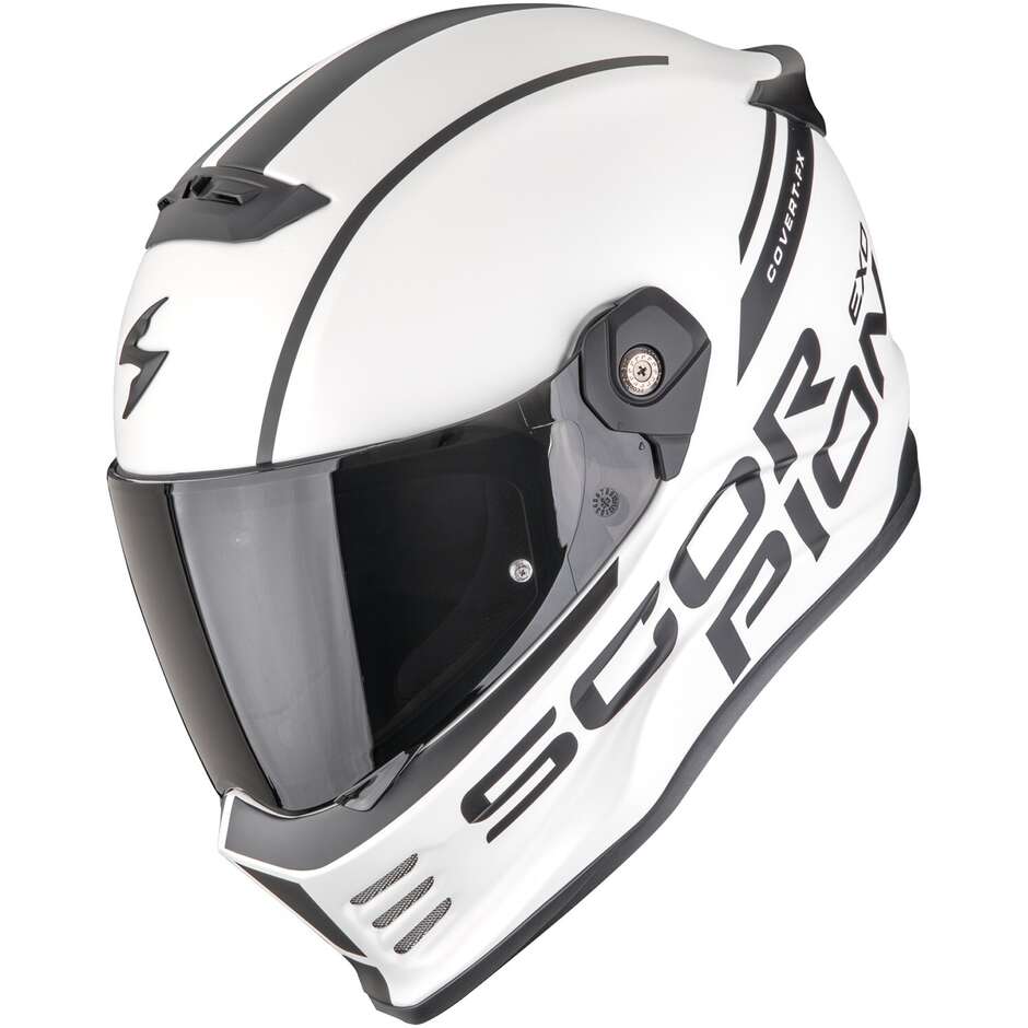 Casco Moto Integrale COVERT-FX DANKO Bianco Perla O taglia XL