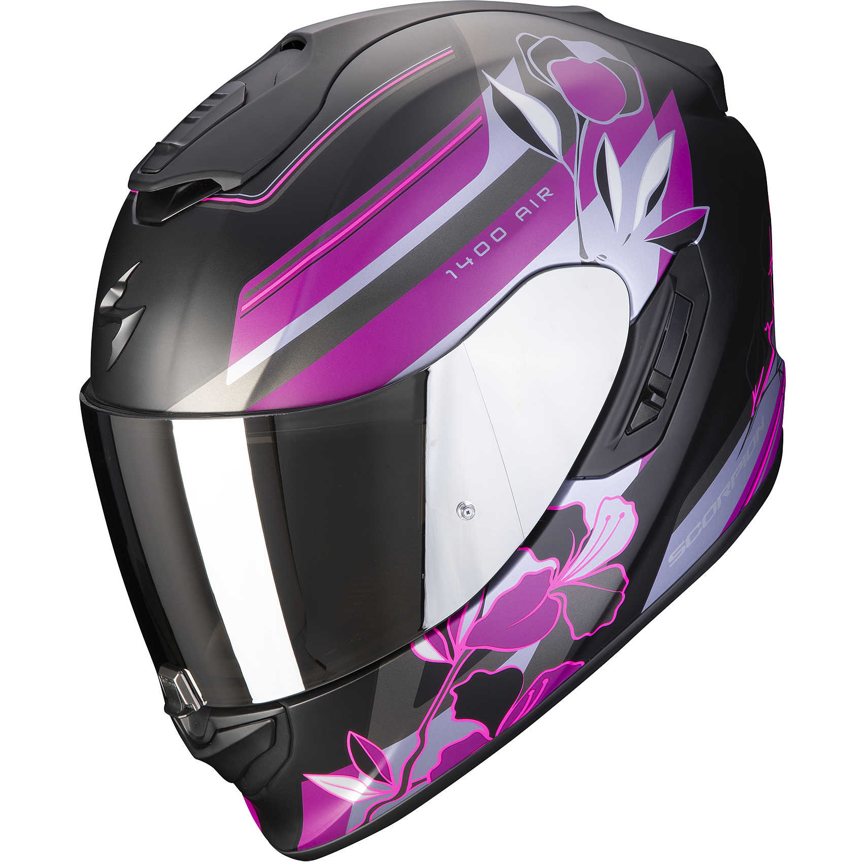 Casco Moto Integrale Scorpion EXO-1400 AIR GAIA Nero Opaco Rosa Vendita  Online - Outletmoto.eu