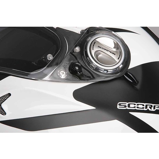 Casco Moto Integrale Scorpion Exo-1400 Air Mono Bianco Perla