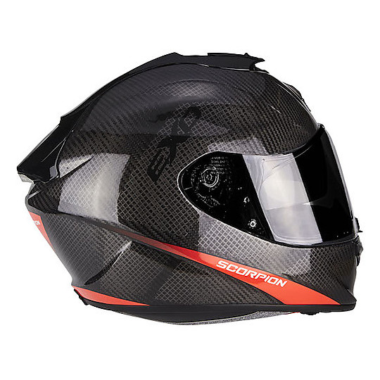 Casco Moto Integrale Scorpion Exo-1400 Air Pure Carbon Neon Red Vendita  Online - Outletmoto.eu
