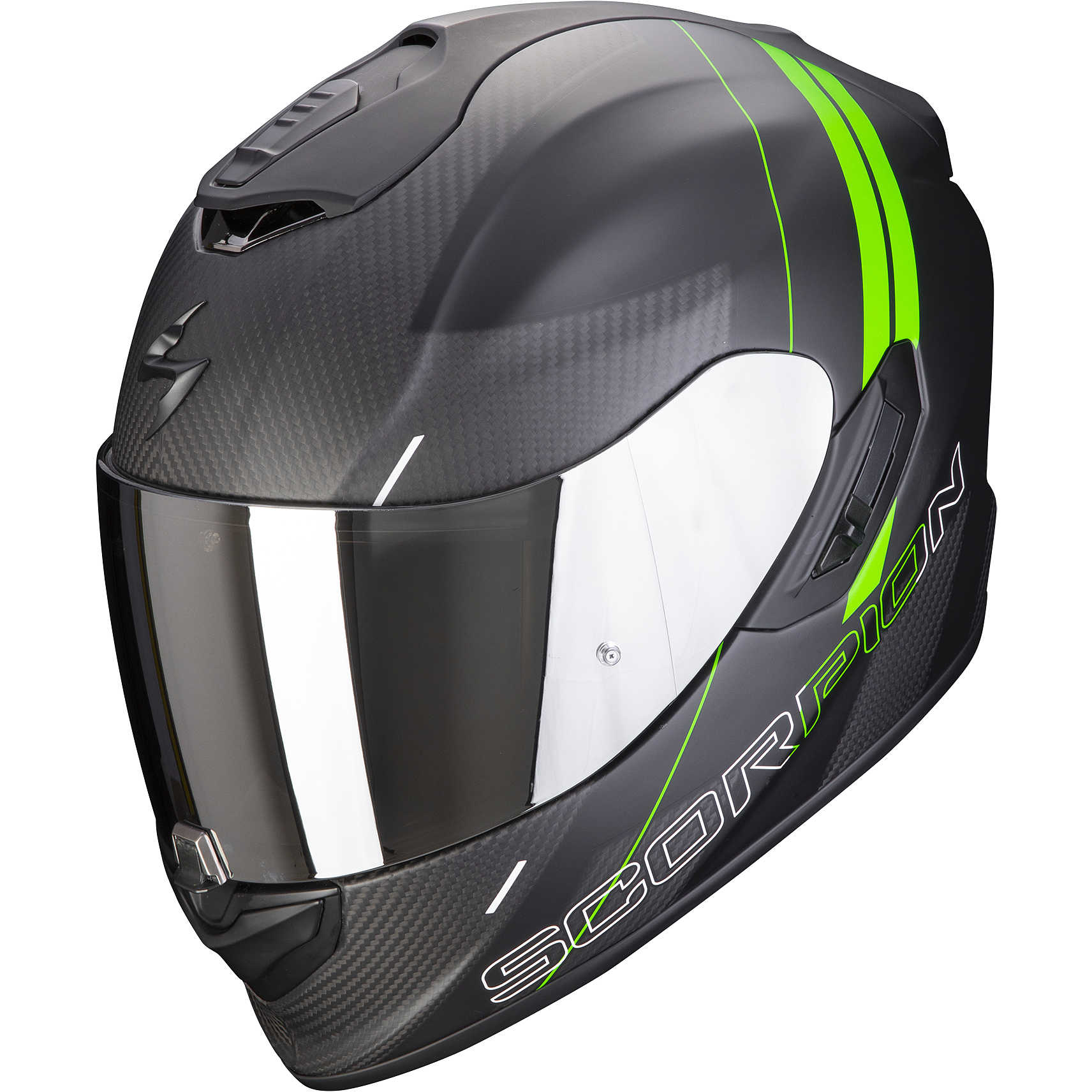 Casco Integrale Scorpion Exo-1400 Evo Air Shell Nero Opaco Rosa