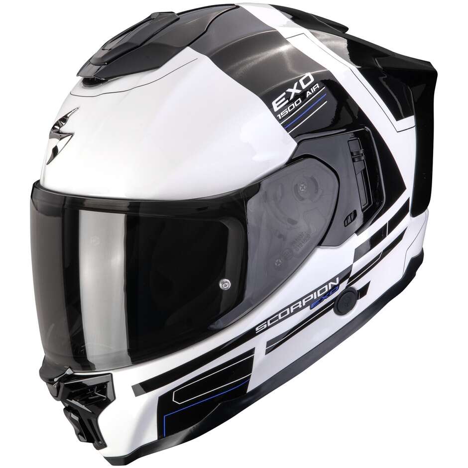Casco Moto Integrale EXO-1500 AIR DUAL Bianco Nero taglia M