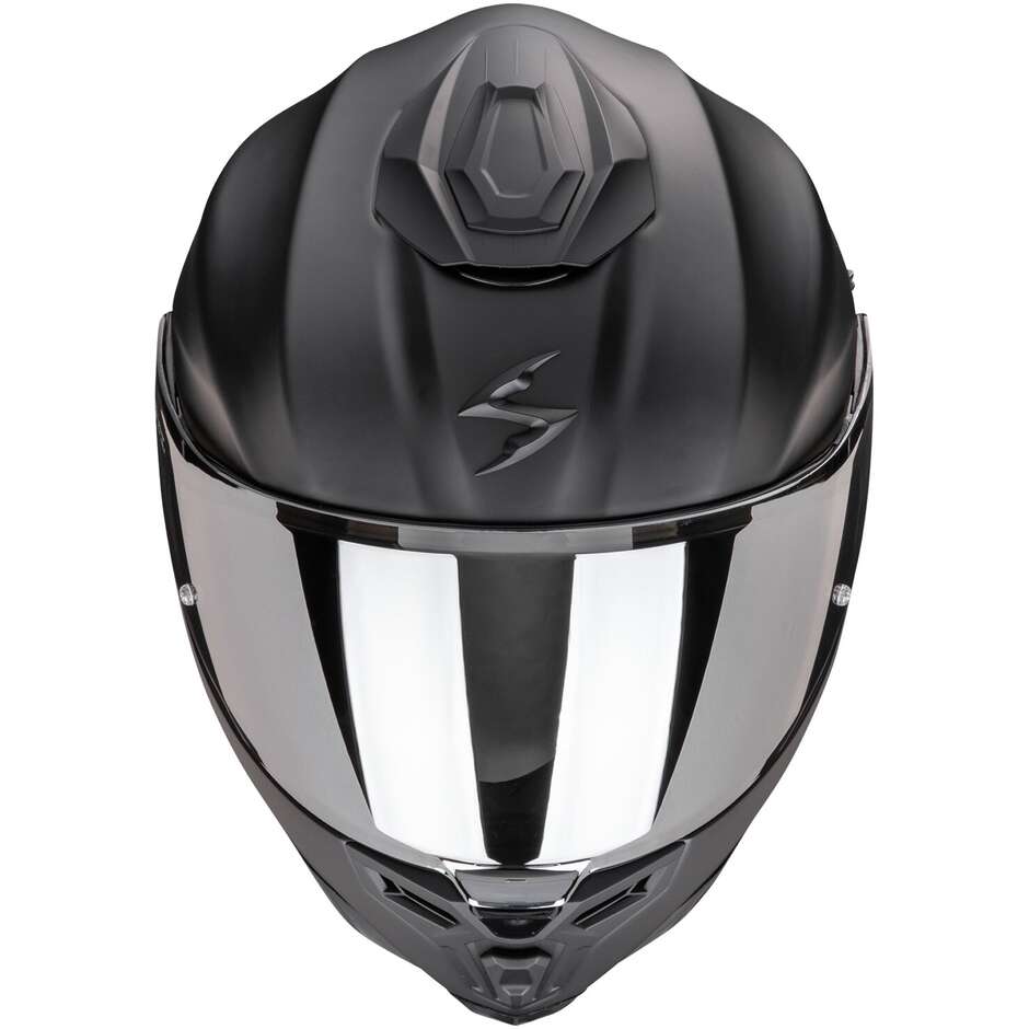 Casco Moto Integrale Scorpion EXO-1500 AIR SOLID Nero Opaco