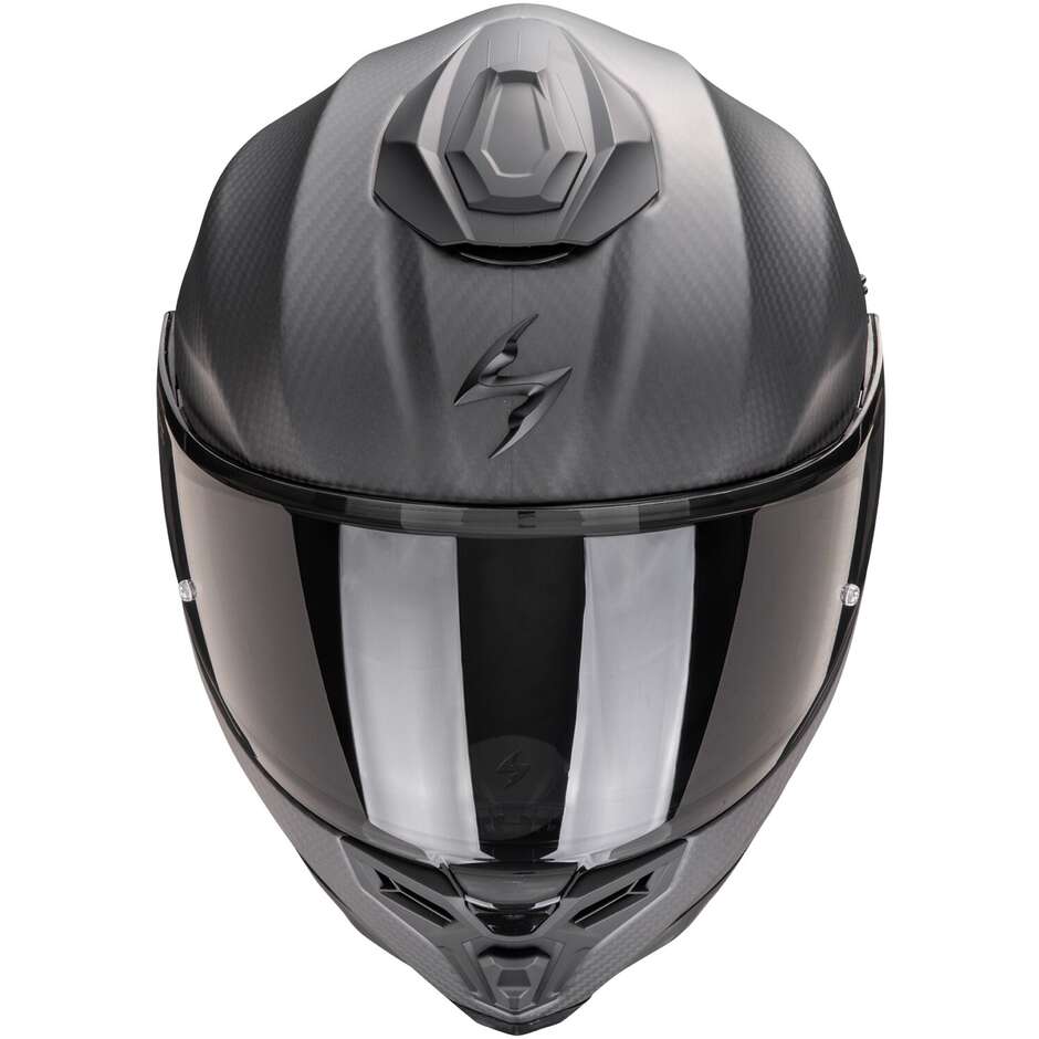 Casco Moto Integrale Scorpion EXO-1500 CARBON AIR SOLID Nero opaco